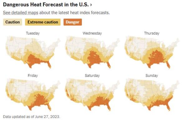美国德州人民真的活在水深火热之中！气温破恐怖纪录，医院挤爆