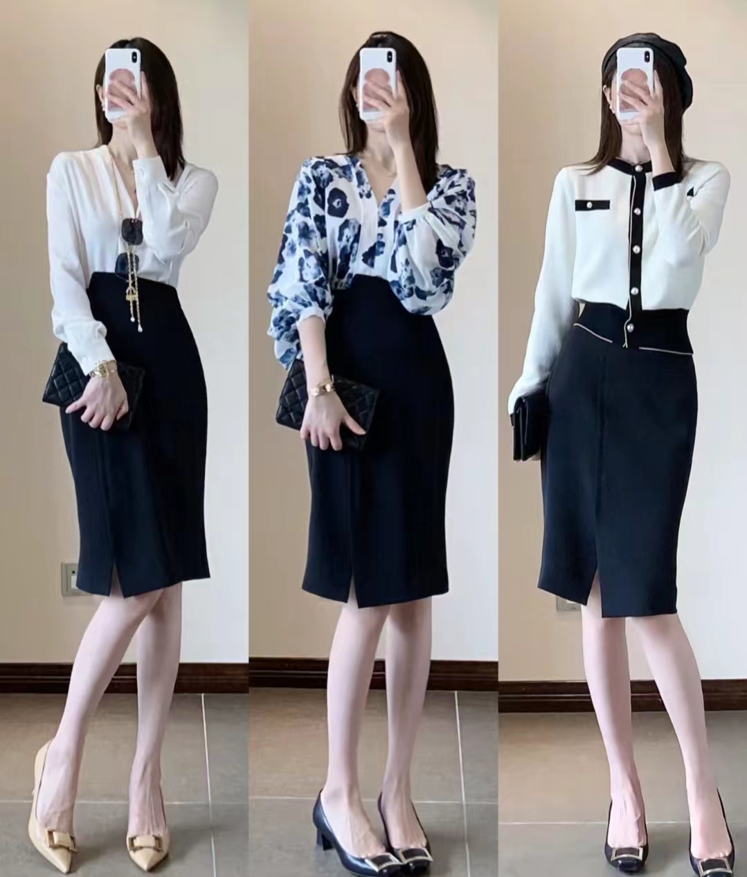 裙子气质高贵优雅知性30岁,有气质的女人都喜欢穿过膝裙