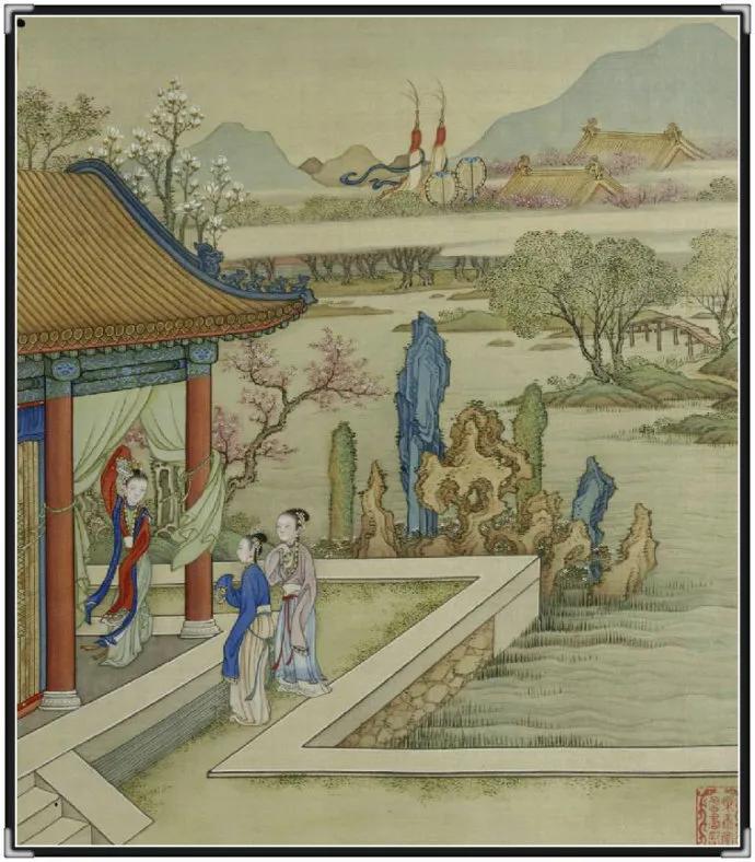 清冷枚仕女图绢本,清冷枚简介