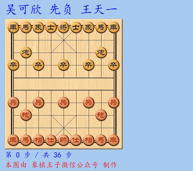 王天一心窗杯擂台赛,王天一震惊国手赛