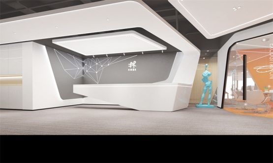 前厅隔断墙装修,前厅设计装修效果图办公室