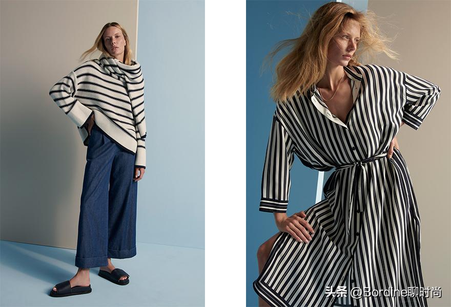 Windsor2022春夏系列，时尚条纹，简约也有撞色刺激