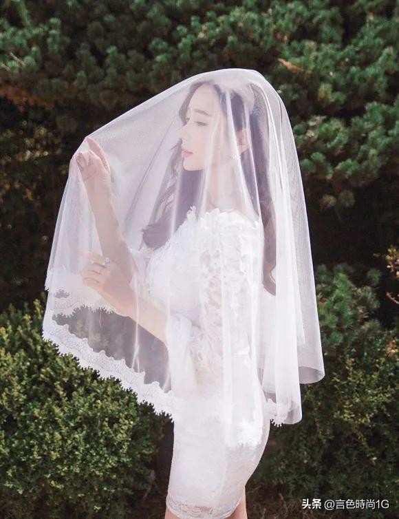 满满浪漫气息的婚纱,清新极简婚纱照