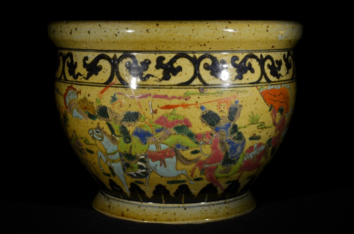 康熙民窑五彩瓷器松石绿釉特征,乾隆松石绿釉