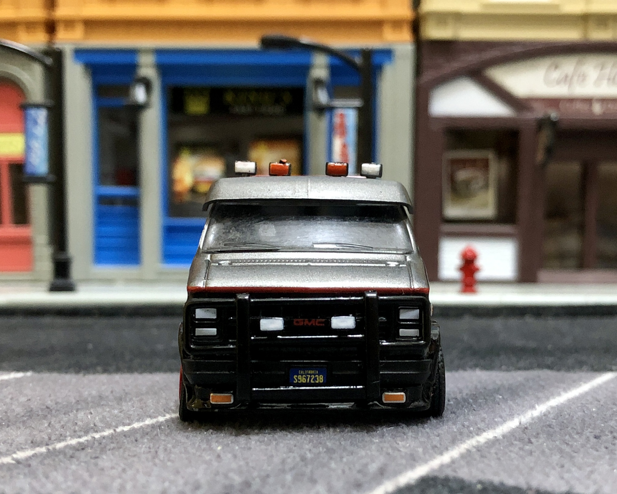 绿光电影车，天龙特工队GMC大面包Vandura