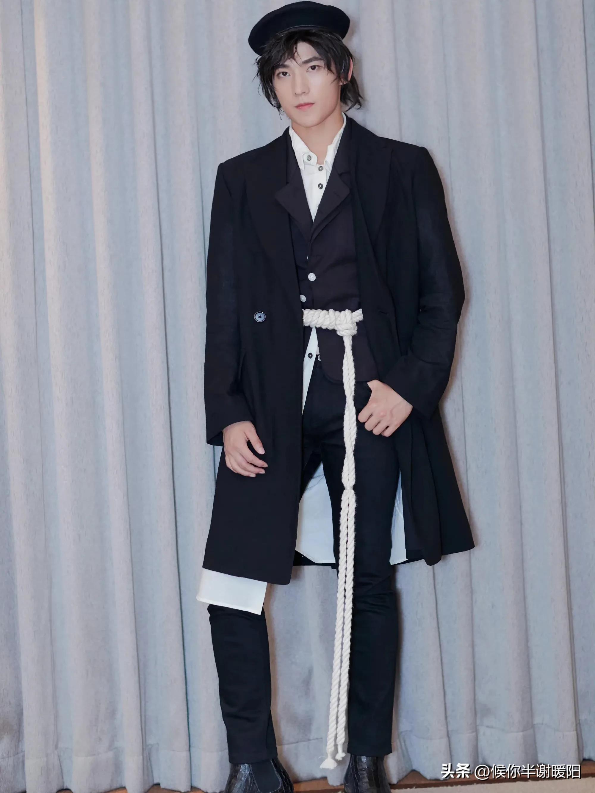 长款西装肖战,长款西装显矮男