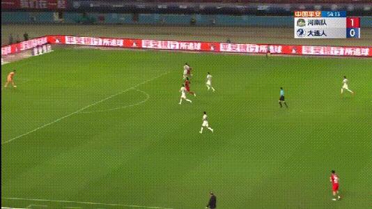 河南队主场1:0送大连人7轮不胜,黄子昌全场最佳!