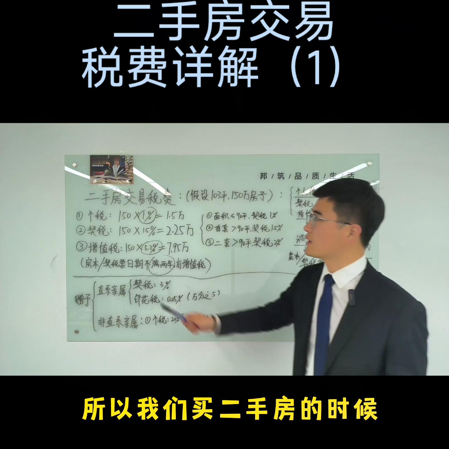 二手房交易税费视频,二手房交易税费课件