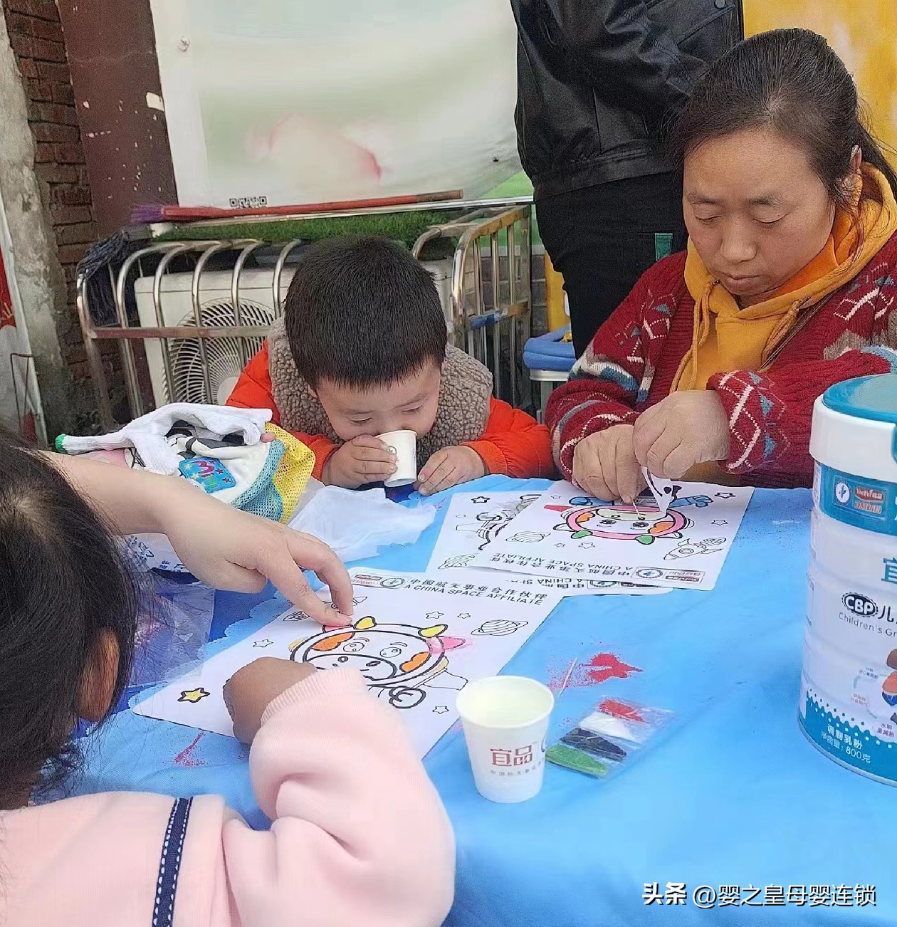 婴之皇母婴连锁孝泉店【宜品益臻臻高手工亲子活动】