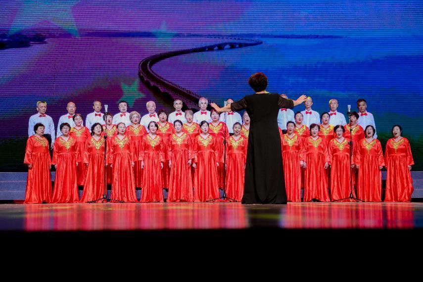 北京通州漷县合唱团表演,通州区机关文艺汇演