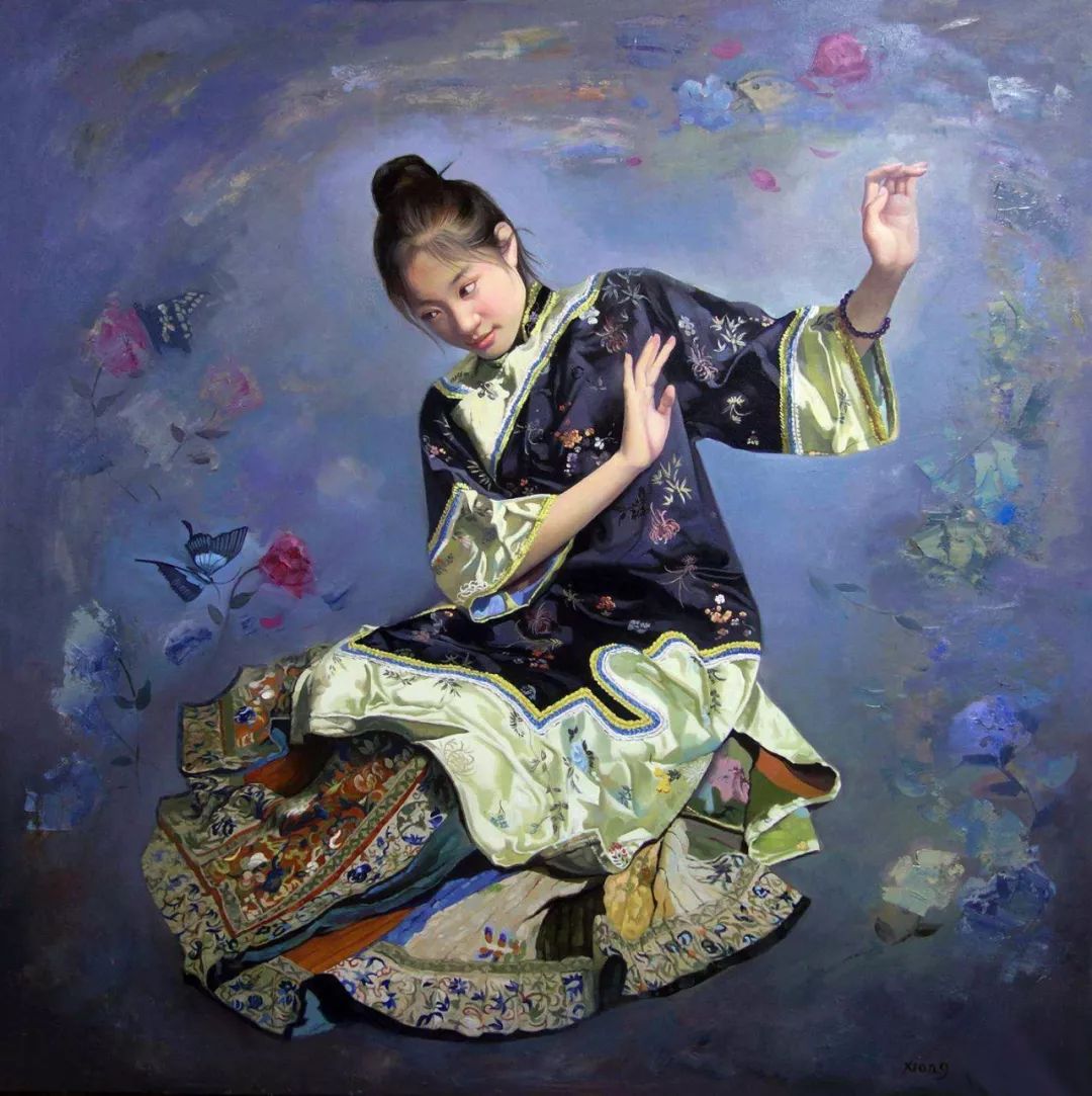 一个喜欢用上帝视角绘画女性人体美的画家，《心中的美好》舒展美