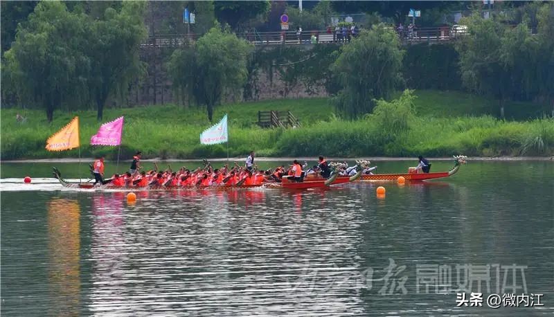 内江龙舟逆水冲滩,内江本土龙舟队
