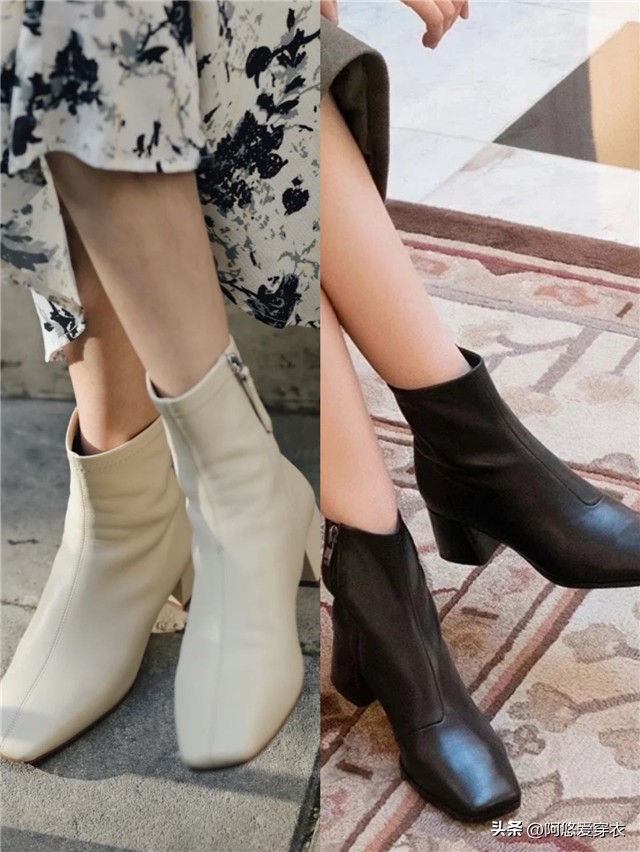 高级感平头靴,今年最流行的平头靴