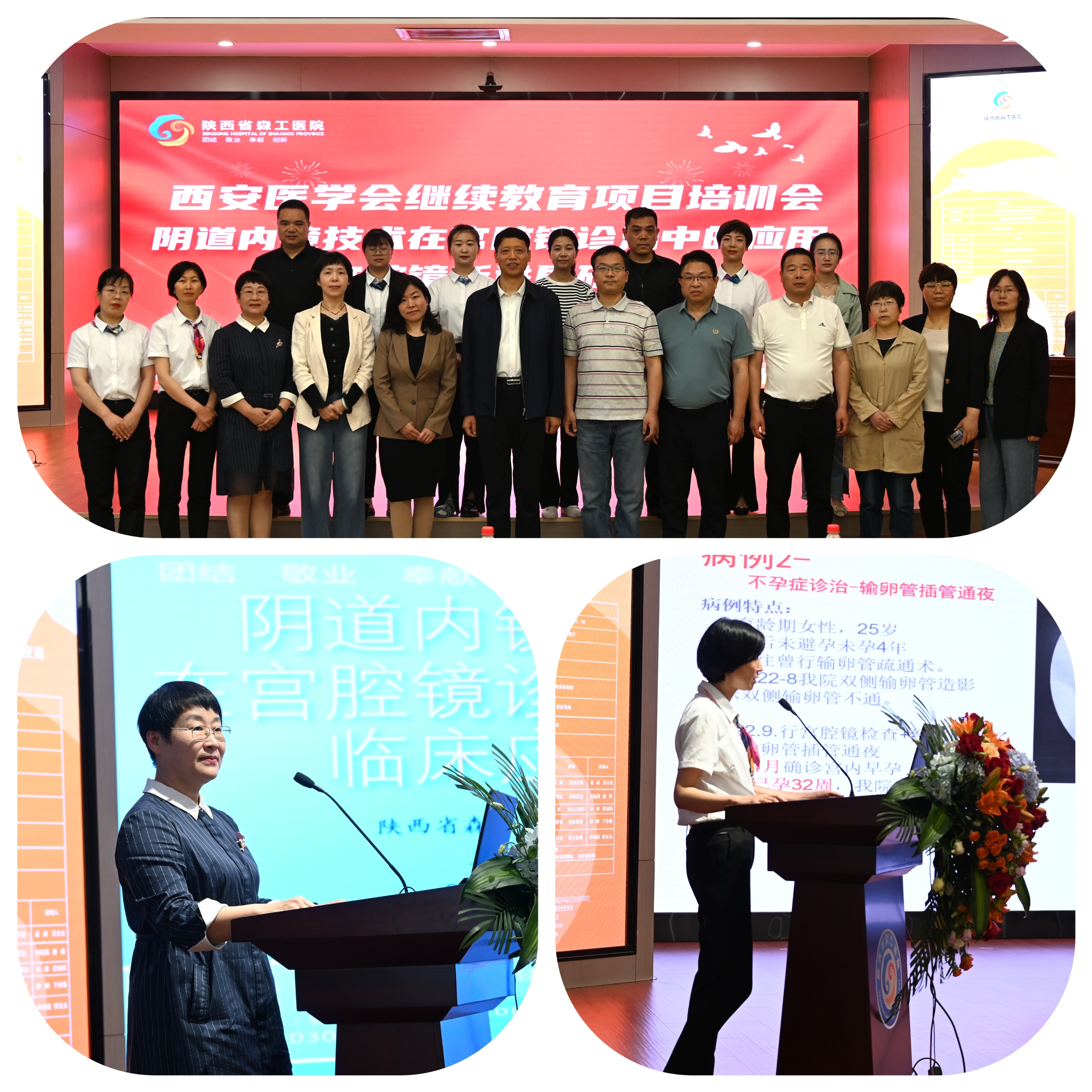 陕西省森工医院成功举办西安医学会继续教育项目阴道内镜技术在宫腔镜诊治中的应用暨宫腔镜新进展学术研讨会