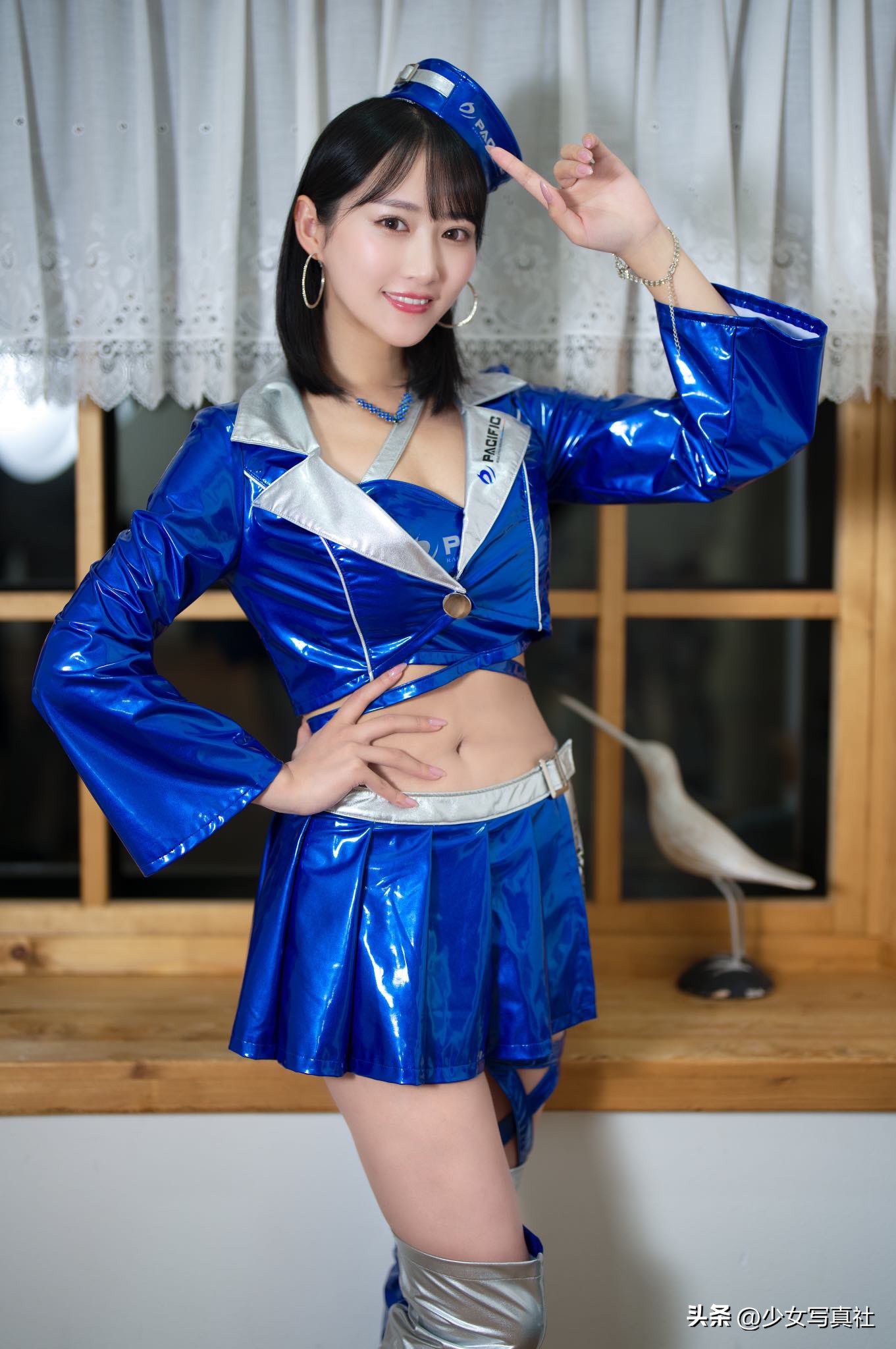 大长腿美女，日本超人气车模川瀬もえ！