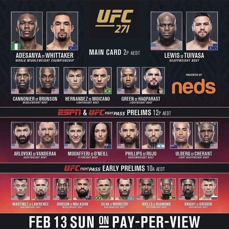 ufc271赛前,UFC287赛前分析
