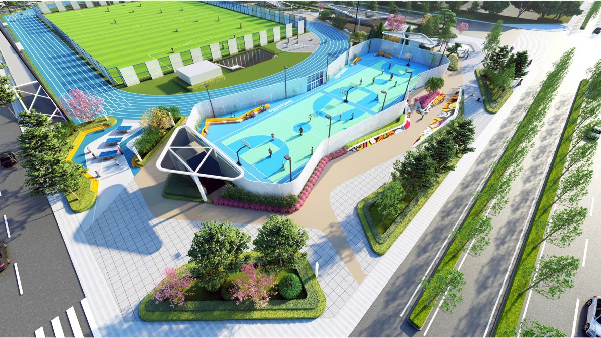 体育馆综合体,复兴桥体育综合体