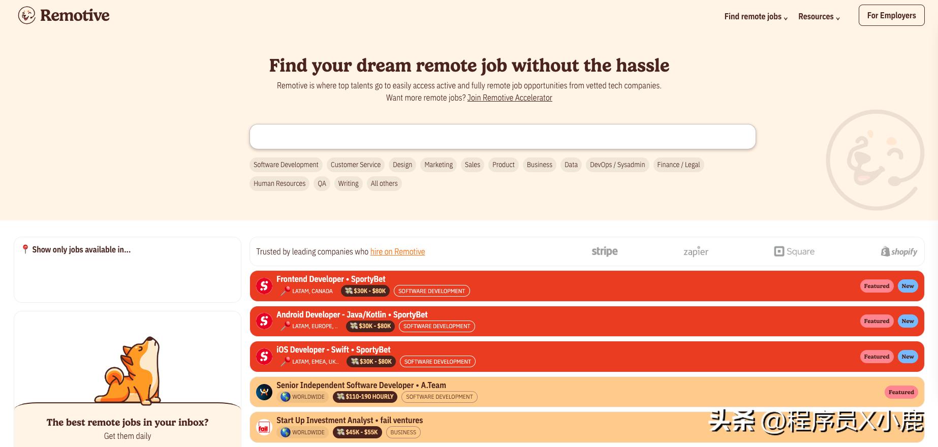 国外远程工作的网站,免费的远程工作平台