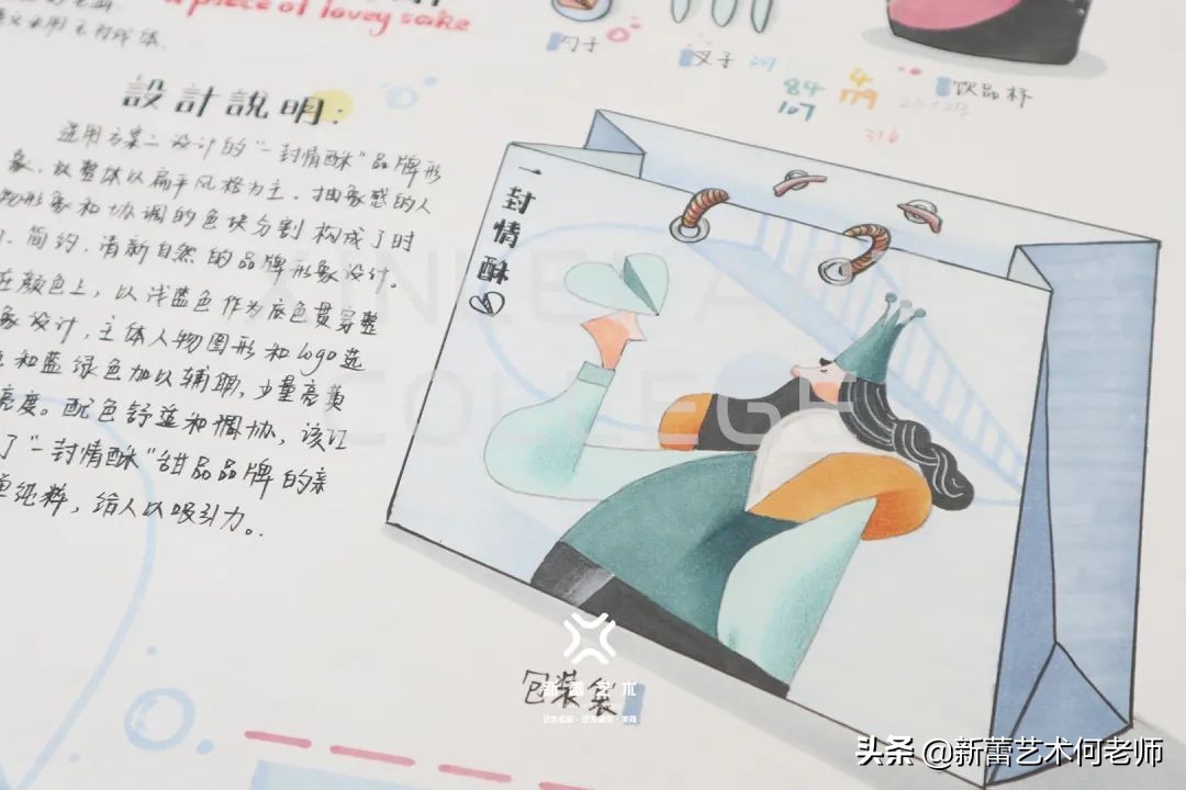 视觉传达设计考研｜包装设计与手绘表达