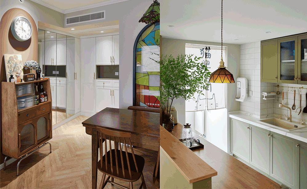 两居室小户型法式复古,小户型房子复古风