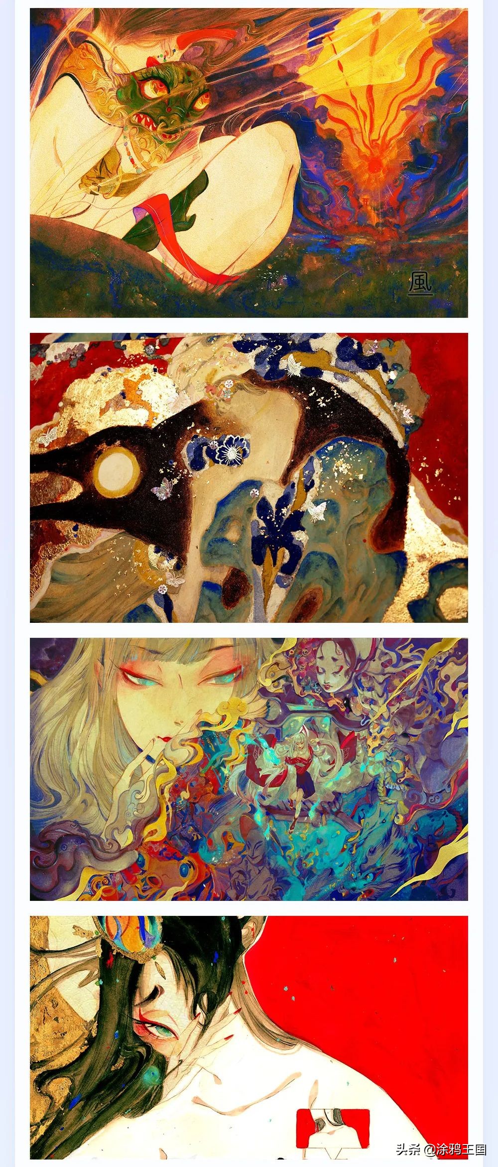 当古老的岩彩遇上当代创作手法——岩彩专题学习课人气预约中