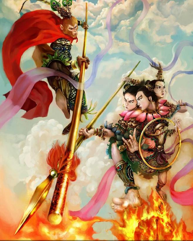 哪吒为什么在天庭,哪吒前世灵珠子和孙悟空关系