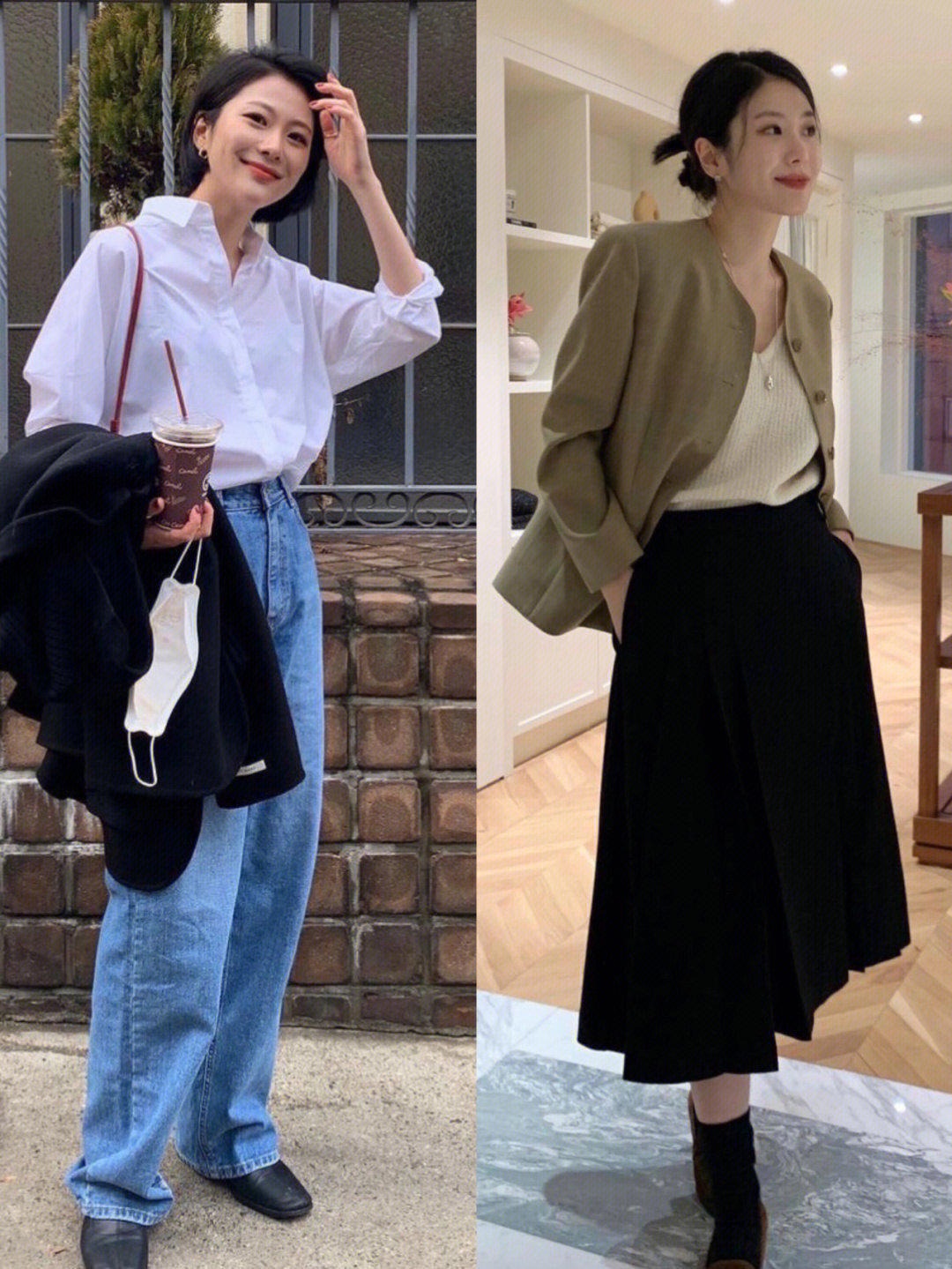 2022今年流行的韩系穿搭,今冬流行韩系穿搭