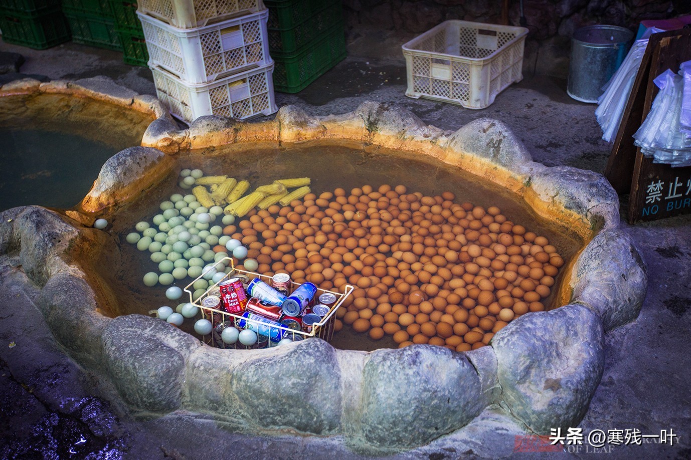 长白山网红小吃温泉鸡蛋，10元3个游客抢着买，一天卖出5000个