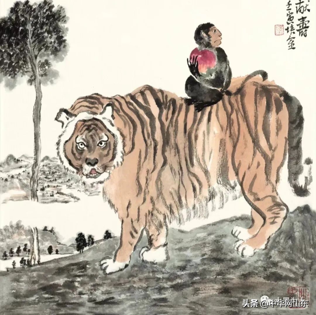 著名画家肖培金推出“虎啸风生——壬寅生肖虎新作展”线上展览