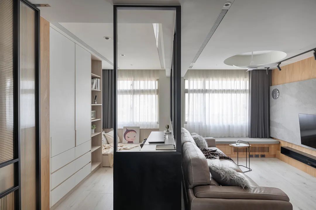 老房子全屋翻新简约风格,76平轻奢旧房翻新