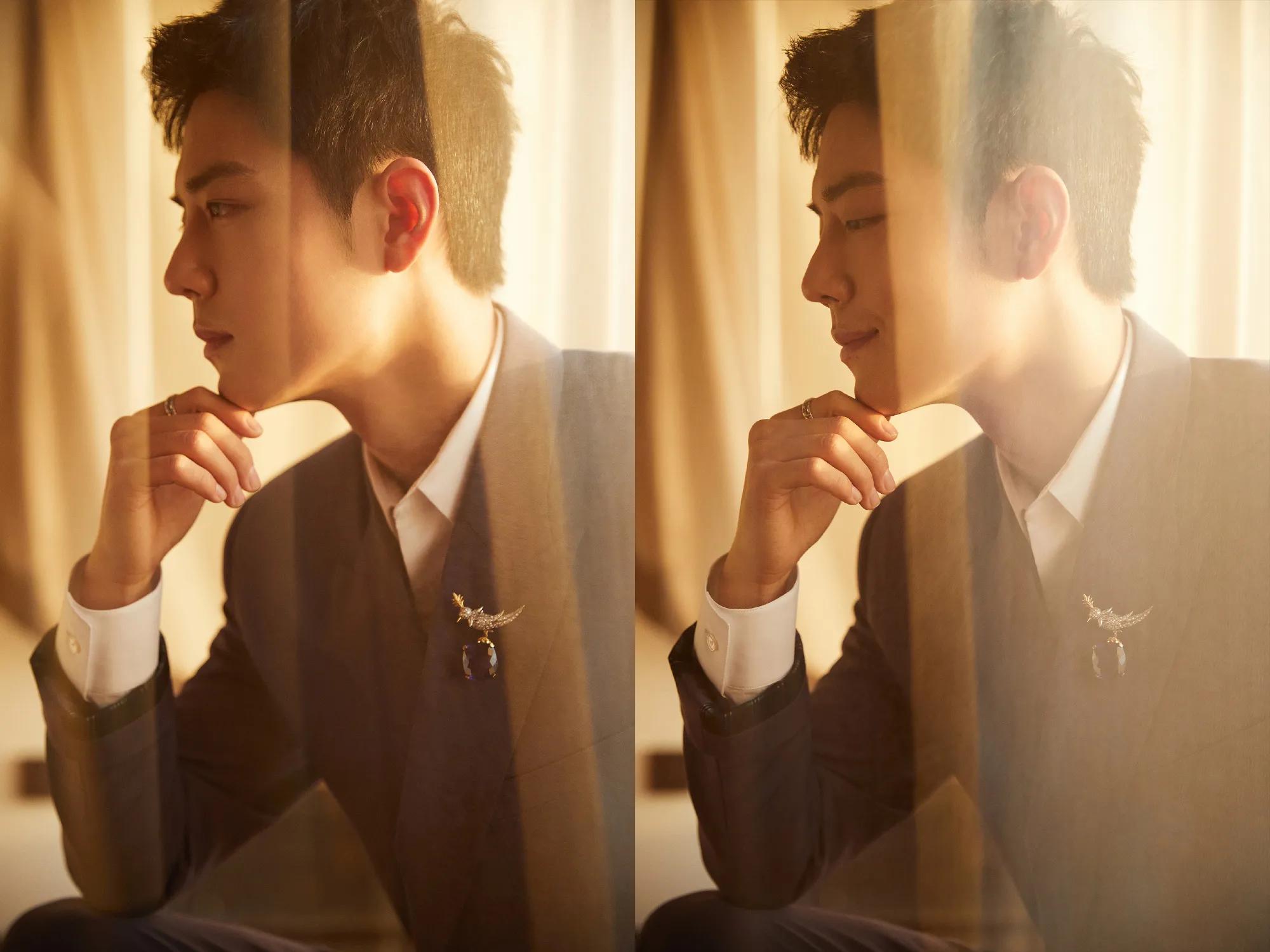 肖战近期活动造型,肖战微博之夜两套造型