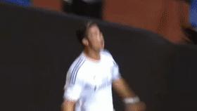 皇马c罗进球庆祝动作素材,c罗葡萄牙进球拉莫斯一起庆祝