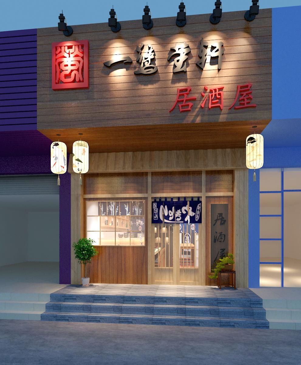 珠海中餐店商铺装修设计,珠海场景化餐饮装修设计案例