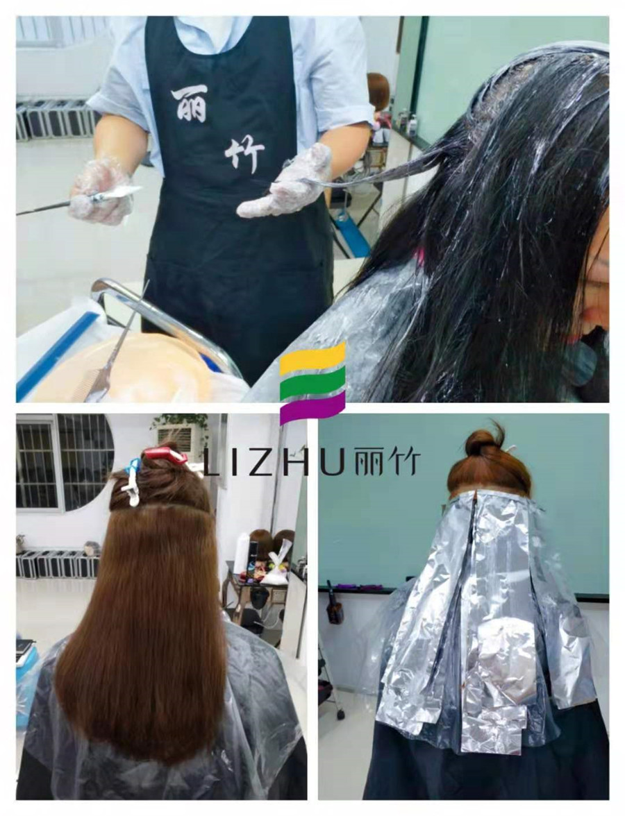 美发无痕渐变操作手法,美发渐变原理教学