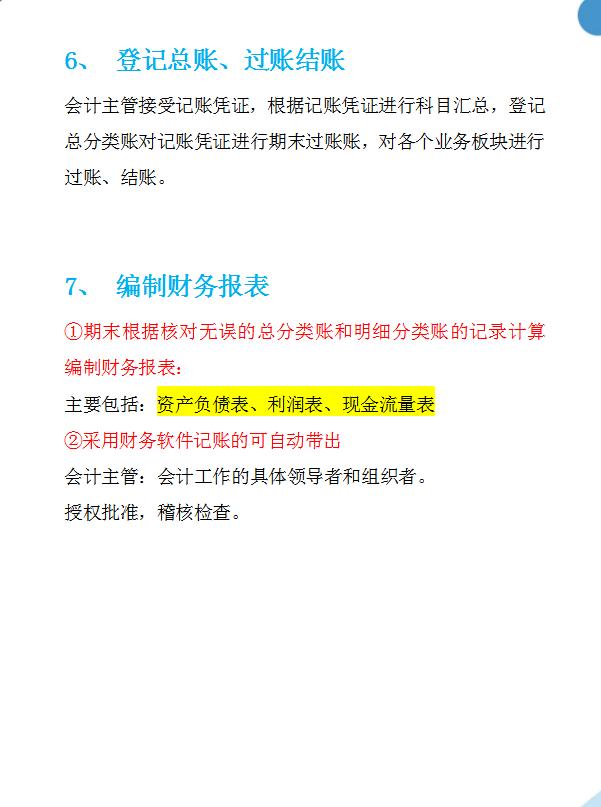 干货满满之句句重点,会计账务处理的七个方法