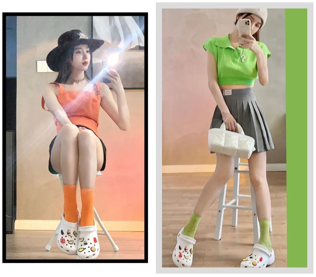 杨超越脚上穿的鞋,杨超越穿露脚鞋