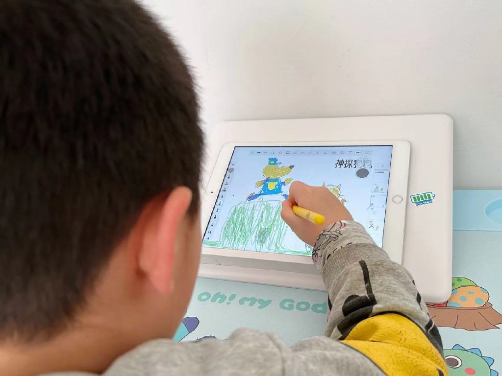 ipadpro支架摩米士,儿童看书支架测评