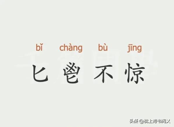 成语匕鬯不惊,每天学一个成语醍醐灌顶