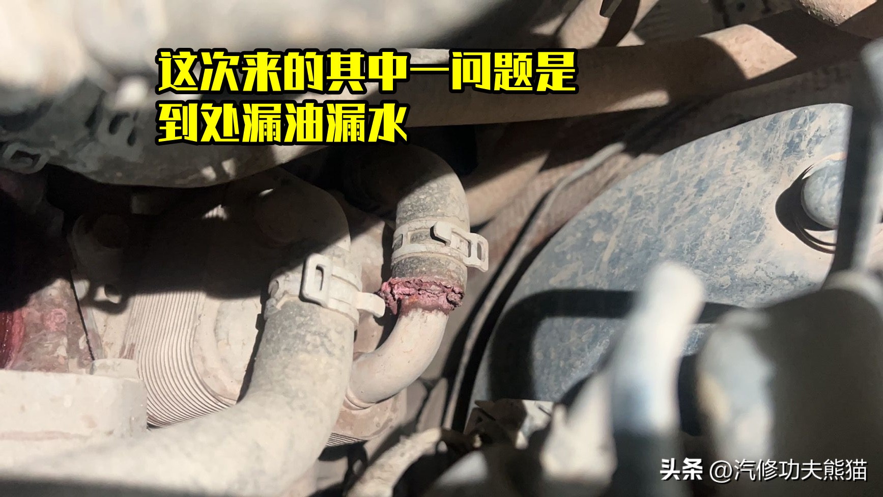 从小学接送到大学,老款朗逸漏水如何彻底解决