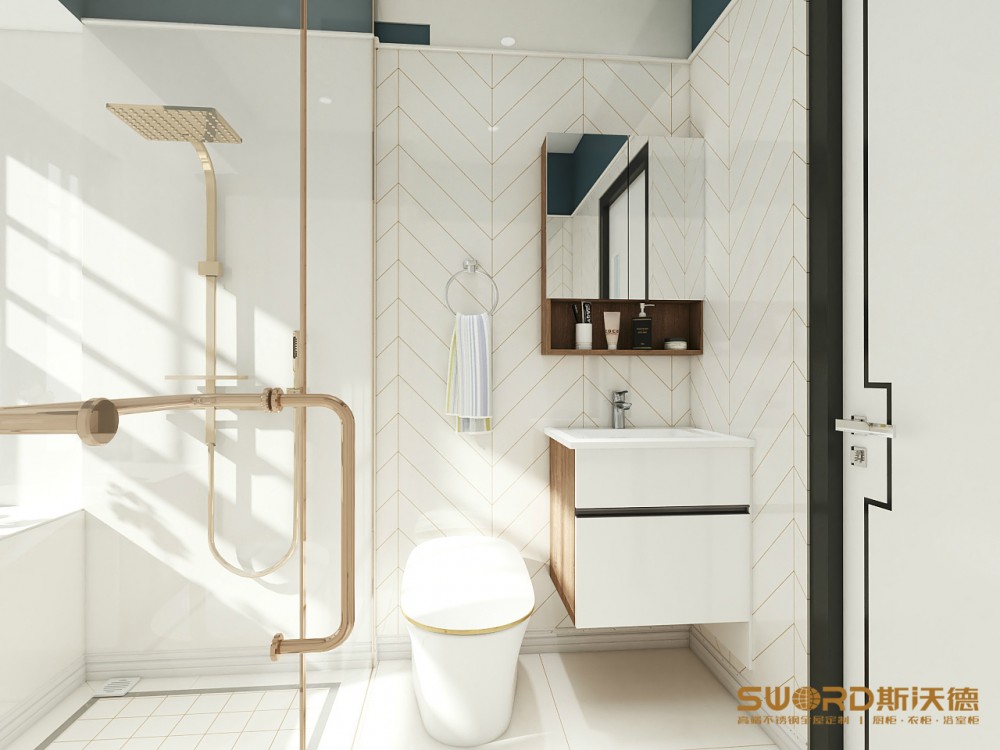 哪个品牌不锈钢浴室柜好,斯沃德不锈钢浴室柜