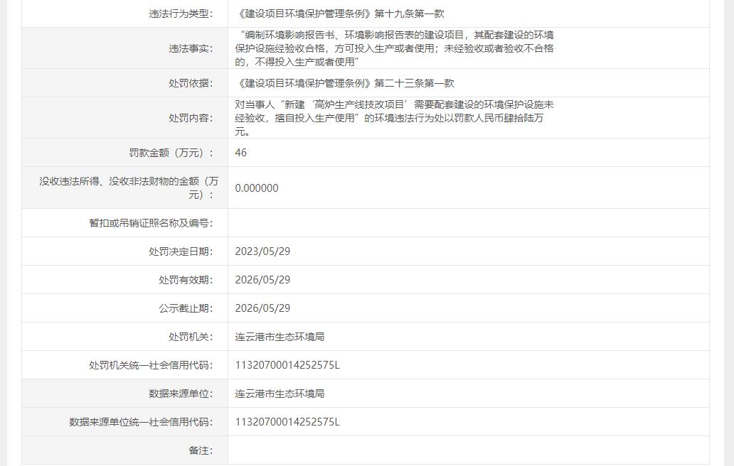 环保设施未经验收投入生产,江苏镔鑫钢铁集团有限公司怎么样