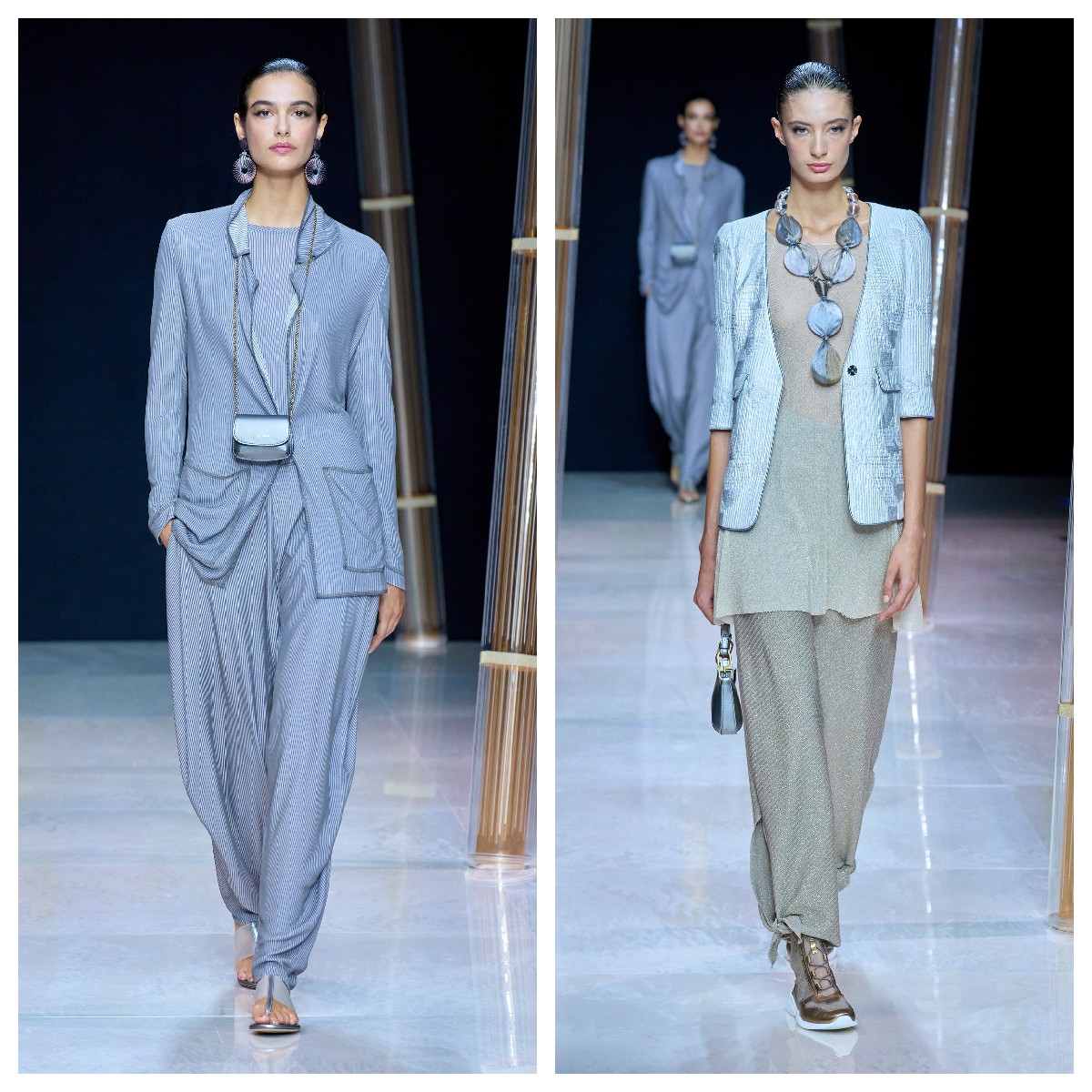 巴黎时装周2023秋冬阿玛尼,阿玛尼armani2022秋冬米兰时装周