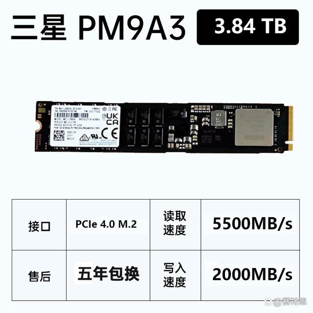 三星MZ1L21T9HCLS-00A07PM9A3M.21.92T固态硬盘企业级SSD