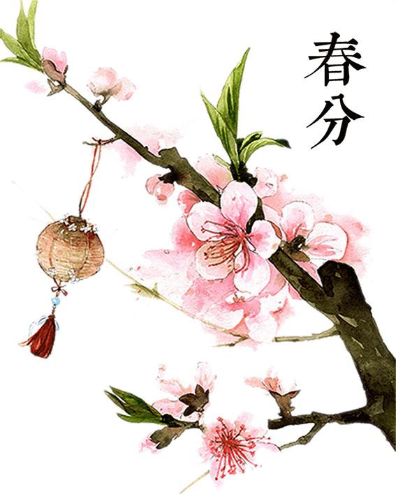 早安春分的祝福图片,今日春分早安心语