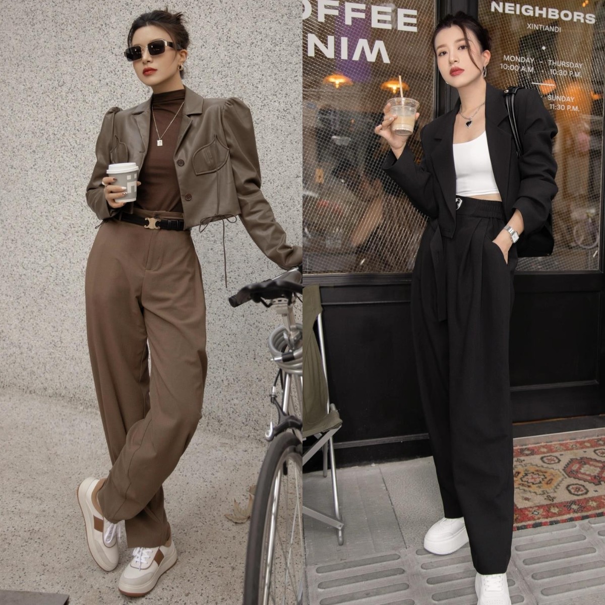 上班穿搭西装裤配什么鞋,上班穿的西装修身款