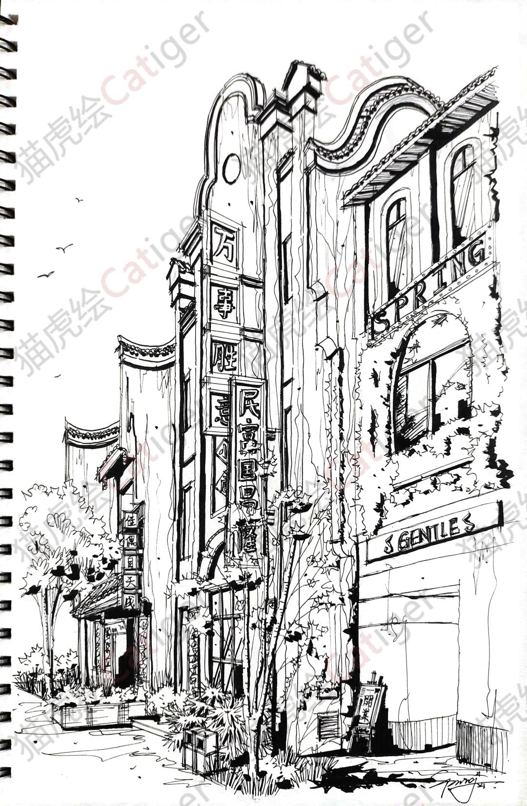 猫虎画,猫虎绘画