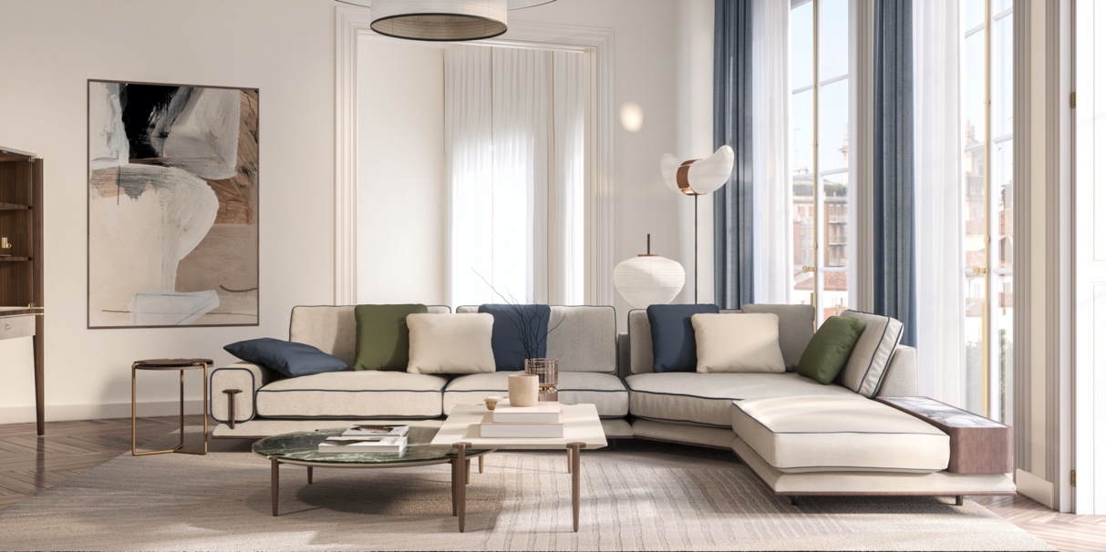 轻盈明亮的米兰现代空间，感受TURRI意式美感