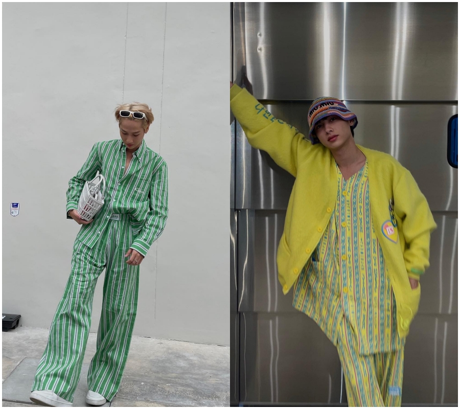 粉色系甜酷风穿搭男,粉色系极简穿搭男生