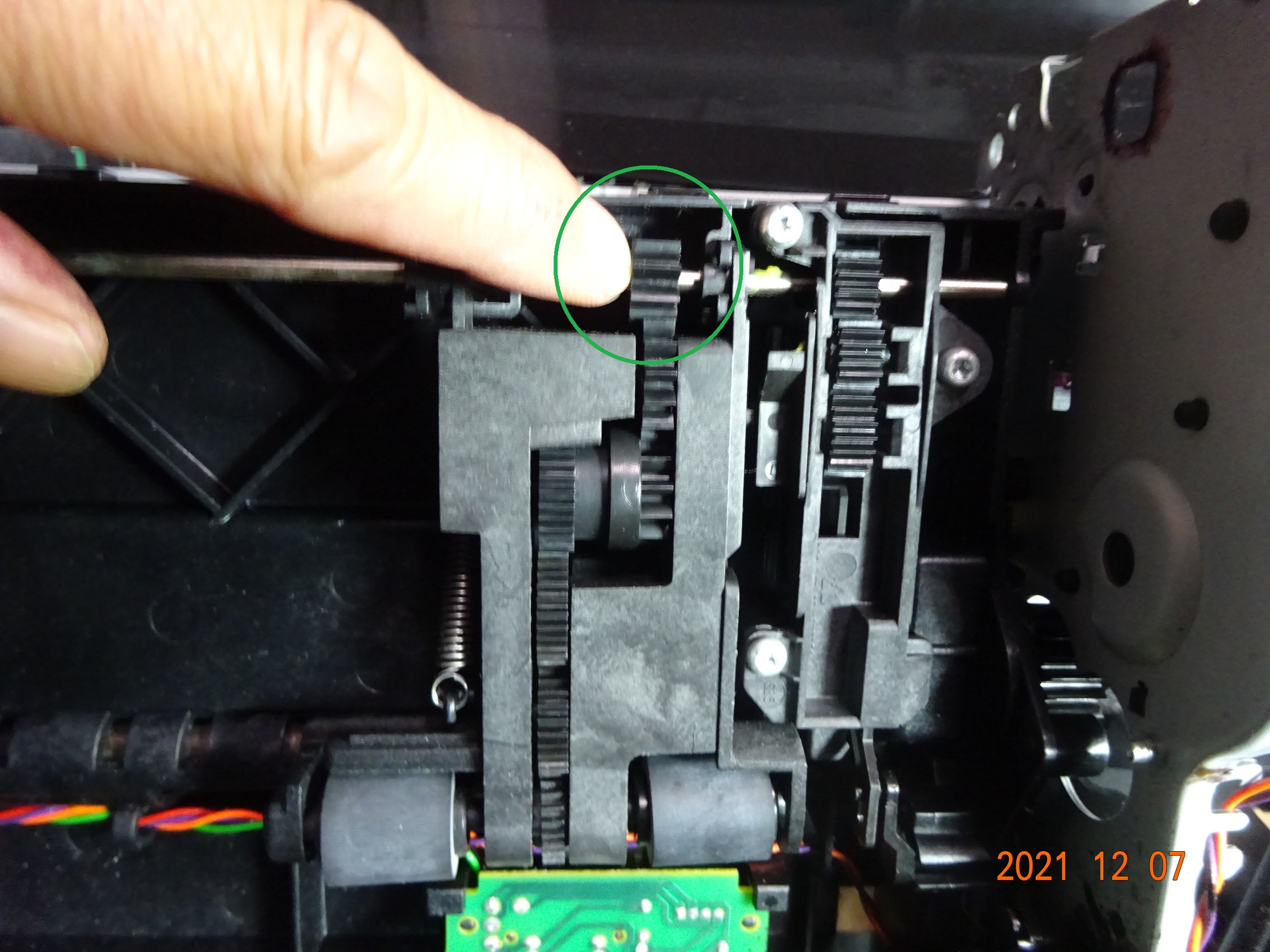 全能家长，把打印机拆成碎片（第二部分，不自动进纸维修）