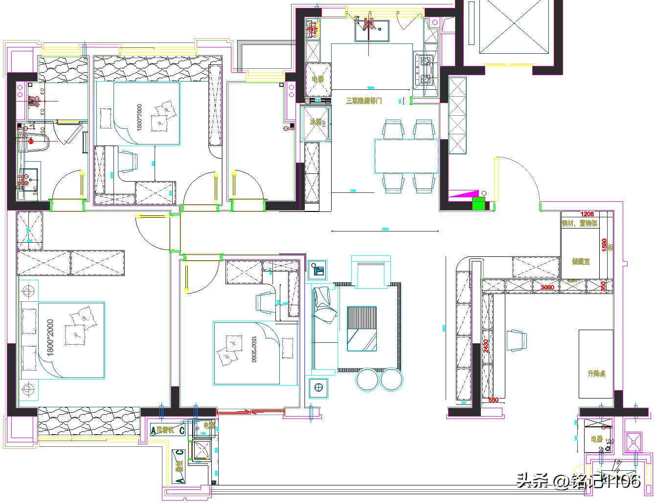 0基础cad平面简单入门,零基础cad平面图制图教程